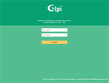 Tablet Screenshot of glpi.ifac.edu.br